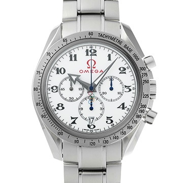 オメガ スピードマスター ブロードアロー コーアクシャル オリンピックコレクション 321.10.42.50.04.001 ホワイト メンズ 時計 【中古】【wristwatch】