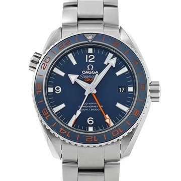 オメガ シーマスター プラネットオーシャン GMT グッドプラネット 232.32.44.22.03.001 ブルー メンズ 時計 【中古】【wristwatch】