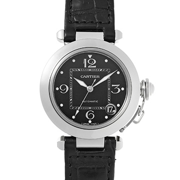 カルティエ パシャC 2002年冬季限定 W3106099 ブラック ユニセックス 時計 【中古】【wristwatch】