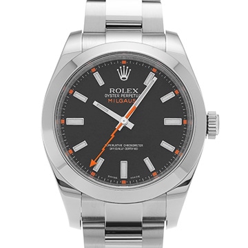 ロレックス ミルガウス 116400 ブラック メンズ 時計 【中古】【wristwatch】