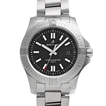 ブライトリング コルト オートマチック 44 A17388101B1A1 ブラック メンズ 時計 【中古】【wristwatch】