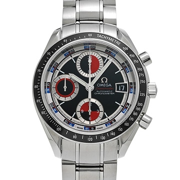オメガ スピードマスター デイト 3210.52 ブラック/レッド メンズ 時計 【中古】【wristwatch】