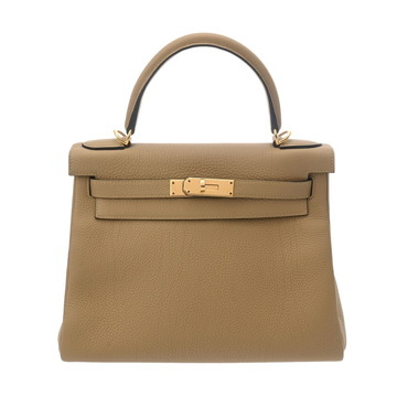 エルメス ケリー 28 内縫い トレンチ トリヨンクレマンス レディース バッグ 【中古】【bag】