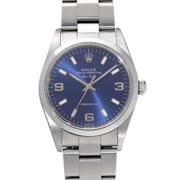 ロレックス エアキング 14000M ブルー メンズ 時計 【中古】【wristwatch】