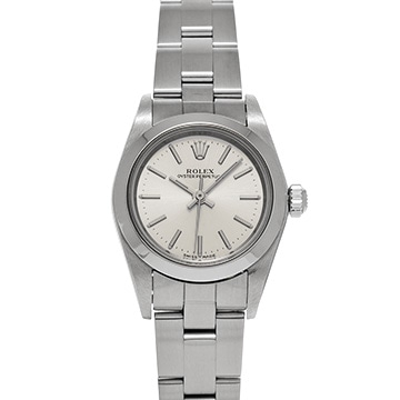 ロレックス オイスターパーペチュアル 76080 シルバー レディース 時計 【中古】【wristwatch】