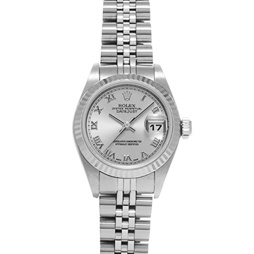 ロレックス デイトジャスト 79174 グレー レディース 時計 【中古】【wristwatch】