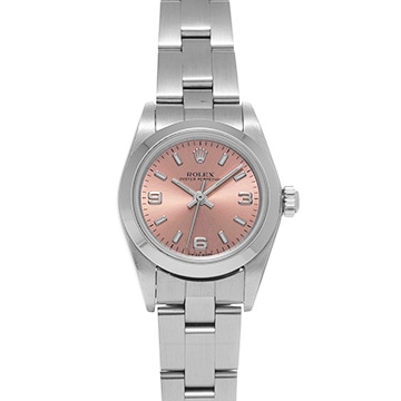 ロレックス オイスターパーペチュアル 76080 ピンク レディース 時計 【中古】【wristwatch】