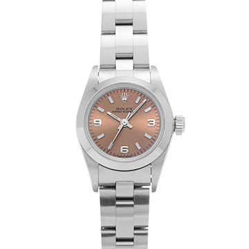 ロレックス オイスターパーペチュアル 67180 ピンク レディース 時計 【中古】【wristwatch】
