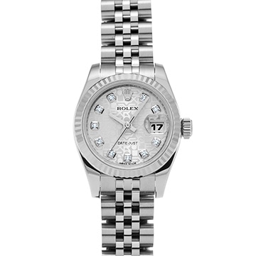 ロレックス デイトジャスト 179174G シルバーコンピュータ/ダイヤモンド レディース 時計 【中古】【wristwatch】