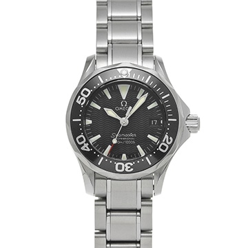 オメガ シーマスター プロフェッショナル 300 2284.50 ブラック レディース 時計 【中古】【wristwatch】