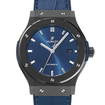 ウブロ クラシックフュージョン セラミックブルー 542.CM.7170.LR ブルー メンズ 時計 【中古】【wristwatch】