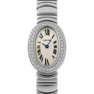 カルティエ ミニ ベニュワール WB5095L2 シルバー レディース 時計 【中古】【wristwatch】