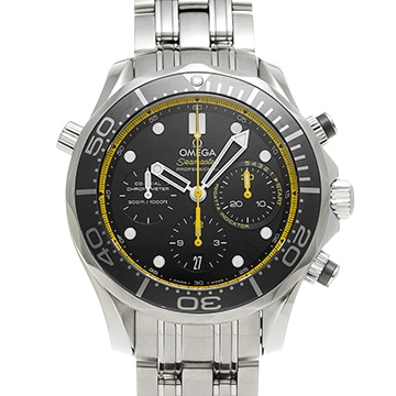 オメガ シーマスター ダイバー300 コーアクシャル クロノグラフ レガッタ 212.30.44.50.01.002 ブラック メンズ 時計 【中古】【wristwatch】