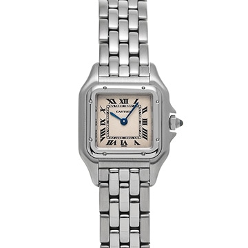 カルティエ パンテール SM W25033P5 アイボリー レディース 時計 【中古】【wristwatch】