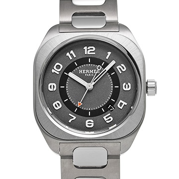 エルメス H08 42MM SP1.741 グレー メンズ 時計 【中古】【wristwatch】