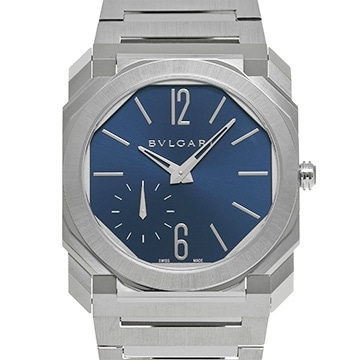 ブルガリ オクト フィニッシモ オートマティック BGO40S シルバー/メタリックドットシルバー メンズ 時計 【中古】【wristwatch】