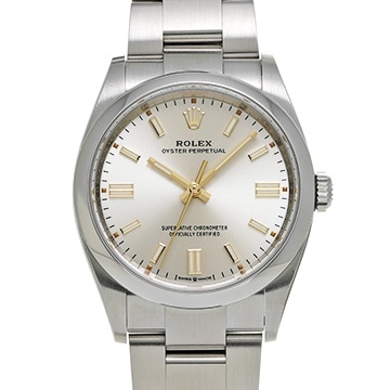 ロレックス オイスターパーペチュアル 36 126000 シルバー メンズ 時計 【中古】【wristwatch】