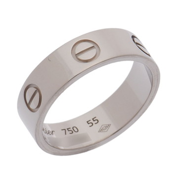 カルティエ ラブリング #55 シルバー K18ホワイトゴールド WG レディース ジュエリー 【中古】【jewelry】