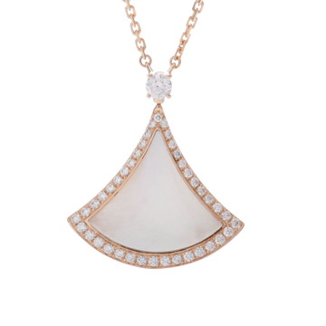 ブルガリ ディーヴァドリーム ネックレス ゴールド 358671 K18ピンクゴールド PG レディース ジュエリー 【中古】【jewelry】
