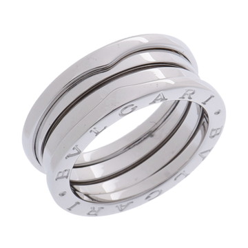 ブルガリ B-ZERO1 リング #57 シルバー K18ホワイトゴールド WG レディース ジュエリー 【中古】【jewelry】