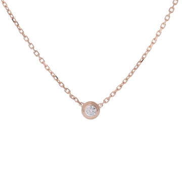 カルティエ ダムール ネックレス XS ゴールド K18ピンクゴールド PG レディース ジュエリー 【中古】【jewelry】