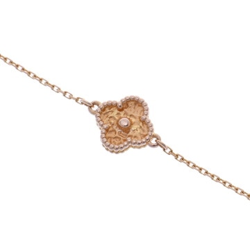 ヴァン クリーフ&アーペル スウィートアルハンブラ ブレスレット ゴールド K18ピンクゴールド PG レディース ジュエリー 【中古】【jewelry】