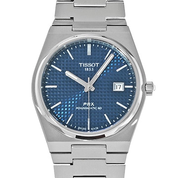 ティソ PRX パワーマティック 80 T137.407.11.041.00 ブルー メンズ 時計 【中古】【wristwatch】