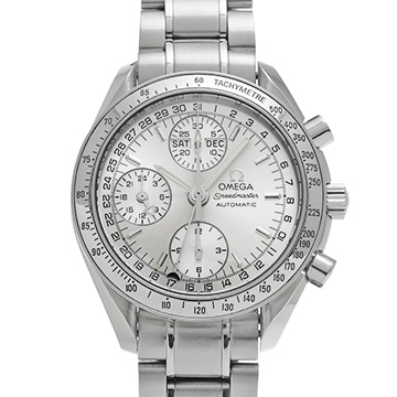 オメガ スピードマスター トリプルカレンダー 3523.30 シルバー メンズ 時計 【中古】【wristwatch】