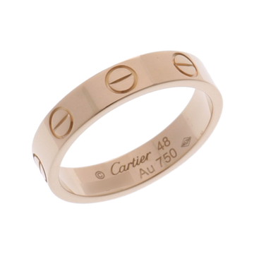 カルティエ ミニラブリング #48 ゴールド K18イエローゴールド YG レディース ジュエリー 【中古】【jewelry】