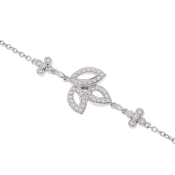 ハリー ウィンストン リリークラスター ブレスレット ミニ シルバー Pt950プラチナ レディース ジュエリー 【中古】【jewelry】