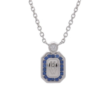 ハリー ウィンストン HWロゴ ネックレス シルバー Pt950プラチナ レディース ジュエリー 【中古】【jewelry】