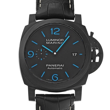 パネライ ルミノールマリーナ カーボテック PAM01661 ブラック メンズ 時計 【中古】【wristwatch】