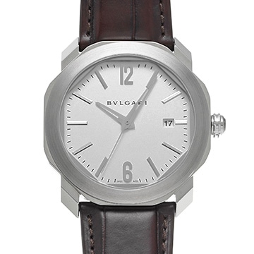 ブルガリ オクト ローマ OC41S シルバー メンズ 時計 【中古】【wristwatch】