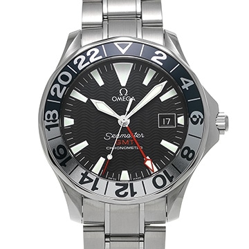 オメガ シーマスター 300 GMT 50th 2234.50 ブラック メンズ 時計 【中古】【wristwatch】
