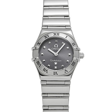 オメガ コンステレーション ミニ クォーツ 1561.51 グレー レディース 時計 【中古】【wristwatch】