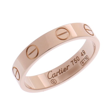 カルティエ ミニラブリング #49 ゴールド K18ピンクゴールド PG レディース ジュエリー 【中古】【jewelry】