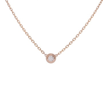 カルティエ ダムール ネックレス XS ゴールド K18ピンクゴールド PG レディース ジュエリー 【中古】【jewelry】