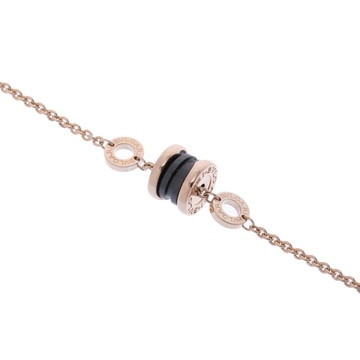 ブルガリ B.ZERO1 エレメント ブレスレット #sm ゴールド K18ピンクゴールド PG/ブラックセラミック レディース ジュエリー 【中古】【jewelry】