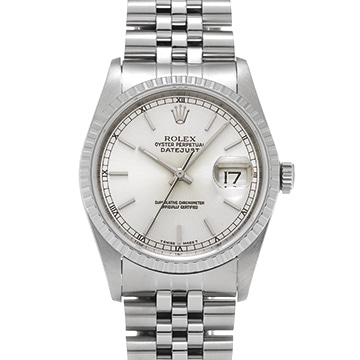 ロレックス デイトジャスト 16220 シルバー メンズ 時計 【中古】【wristwatch】