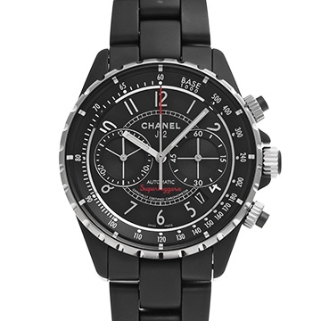 シャネル J12 スーパーレッジェーラ 41MM H3409 ブラック メンズ 時計 【中古】【wristwatch】