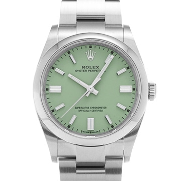 ロレックス オイスターパーペチュアル 36 126000 ピスタチオ メンズ 時計 【中古】【wristwatch】