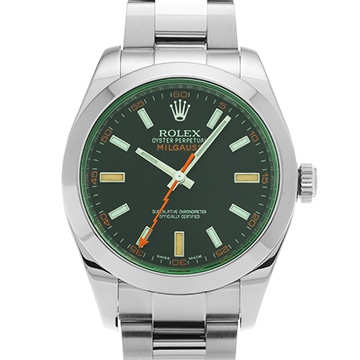ロレックス ミルガウス 116400GV インテンスブラック メンズ 時計 【中古】【wristwatch】