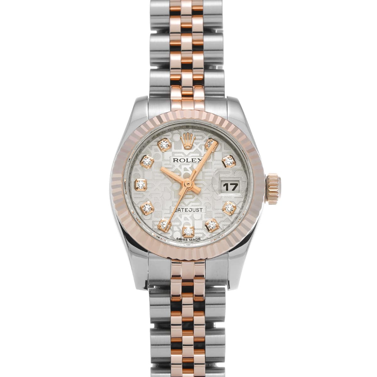 ロレックス デイトジャスト 179171G シルバーコンピュータ/ダイヤモンド レディース 時計 【中古】【wristwatch】