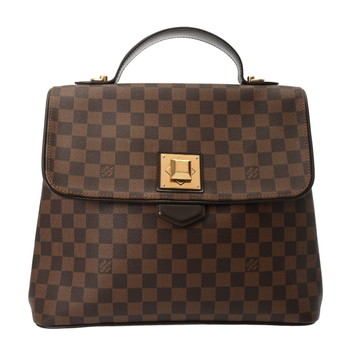 ルイ ヴィトン ダミエ ベルガモ MM ブラウン N41168 ダミエキャンバス レディース バッグ 【中古】【bag】