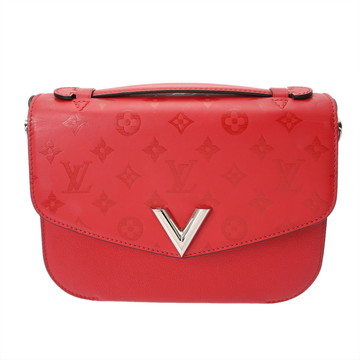 ルイ ヴィトン モノグラム ヴェリー メッセンジャー レッド スムースレザー レディース バッグ 【中古】【bag】