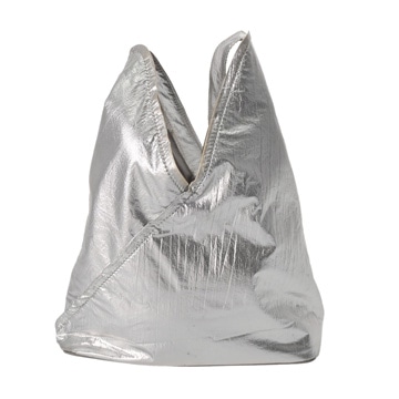 メゾン マルジェラ バレエシュージャパニーズバッグ シルバー SB6WD0022 ポリウレタン レディース バッグ 【中古】【bag】