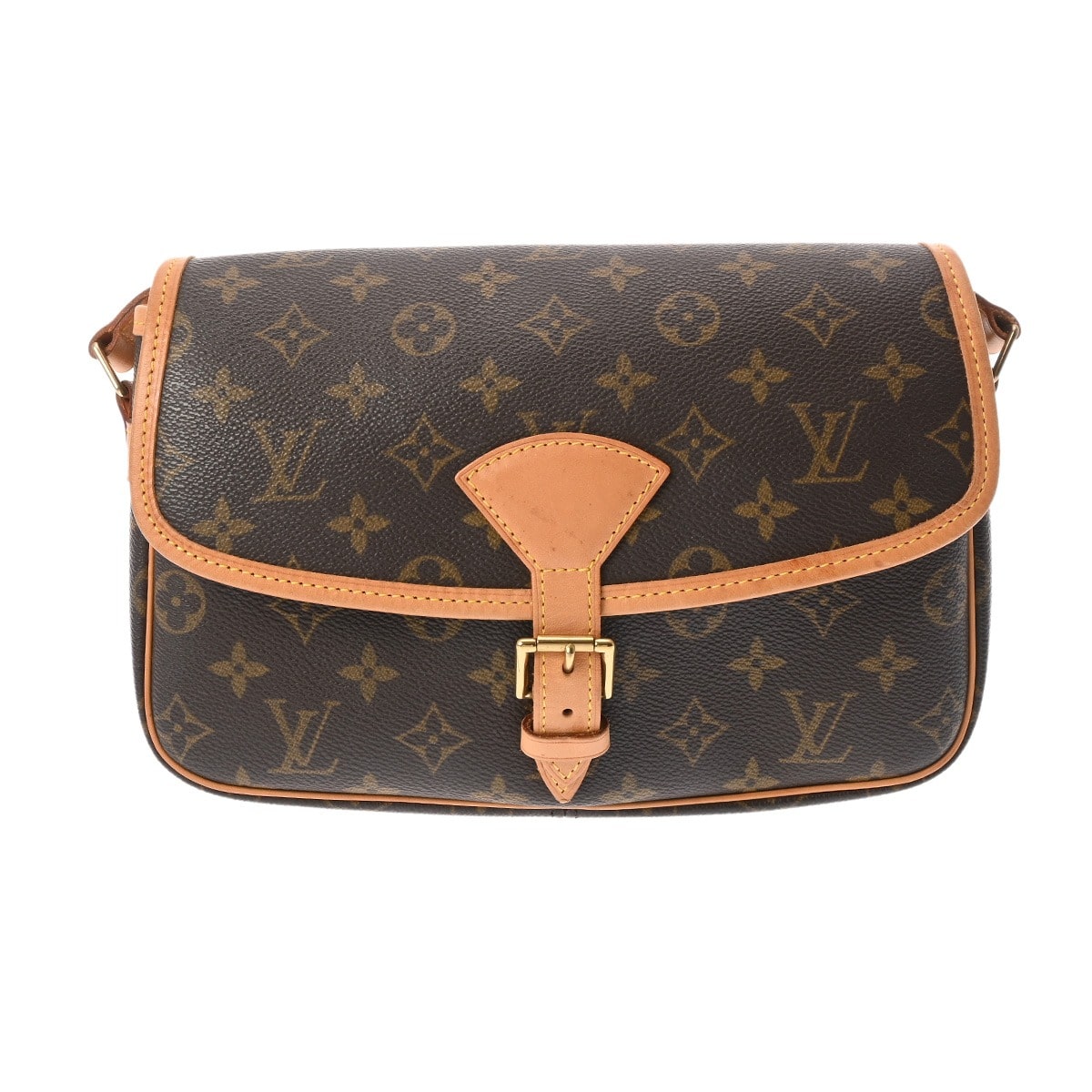 ルイ ヴィトン モノグラム ソローニュ ブラウン M42250 モノグラムキャンバス レディース バッグ 【中古】【bag】