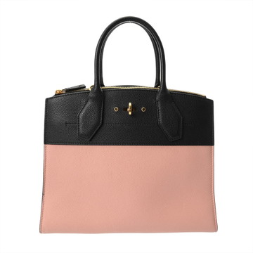 ルイ ヴィトン シティスティーマー MM マグノリア/ノワール M53019 カーフレザー レディース バッグ 【中古】【bag】