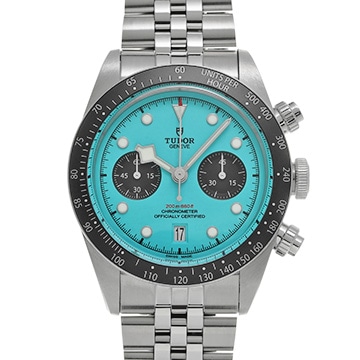 チューダー / チュードル ブラックベイ クロノ 79360N ターコイズ/ブラック メンズ 時計 【中古】【wristwatch】