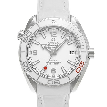 オメガ シーマスター プラネットオーシャン 600 コーアクシャル マスタークロノメーター 東京2020 522.33.40.20.04.001 ホワイト メンズ 時計 【中古】【wristwatch】